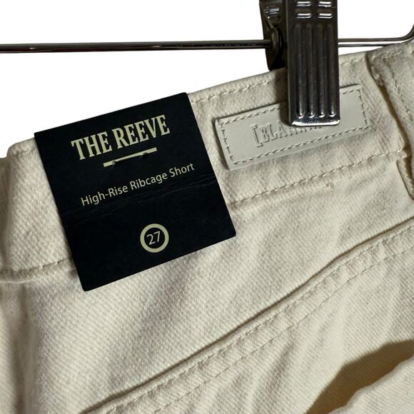 Blank NYC The Reeve Sunflower Floral Embroidered White Denim Shorts 27 - Picture 8 of 13